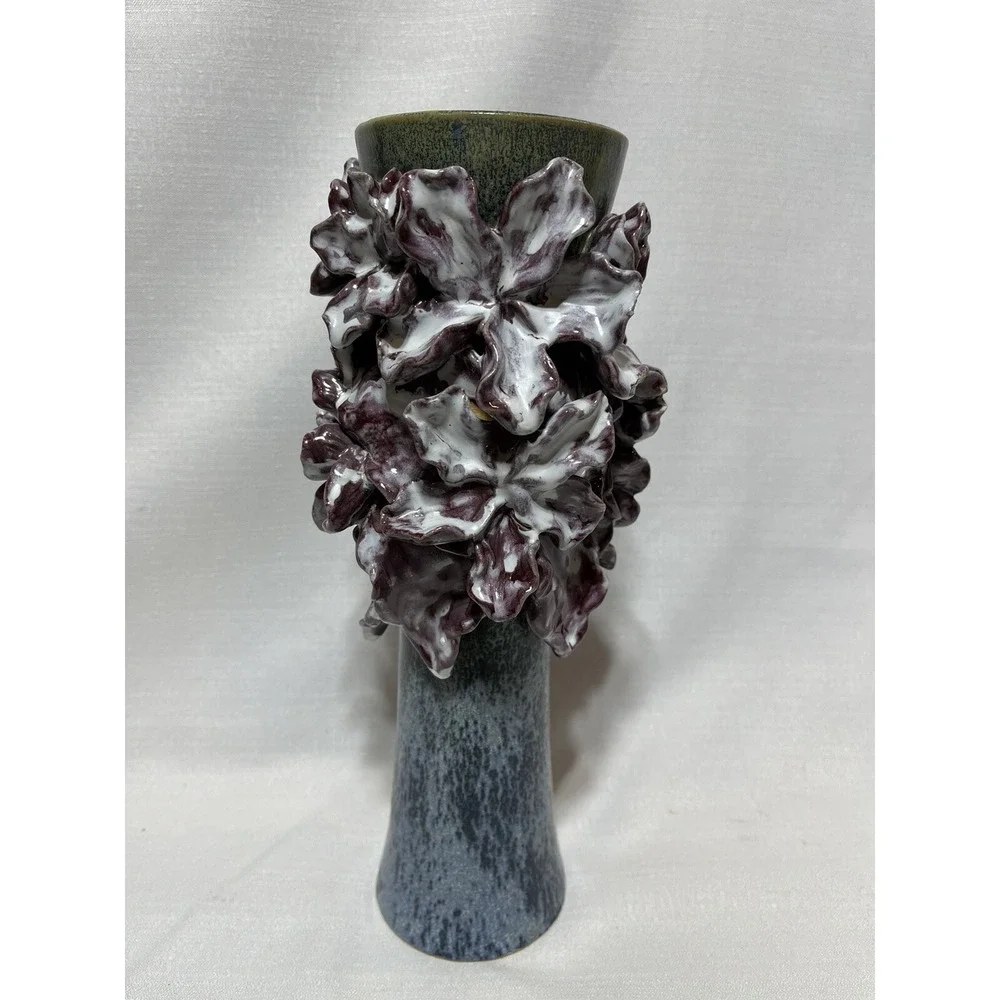 Matthew Solomon Glazed Ceramic Vase New York U.S. 2010 Signed Maison Gerard READ